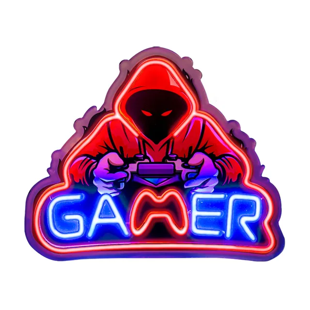 sbs-gamer-mode-on-led-schild-neon-28x34-cm-usb image 1