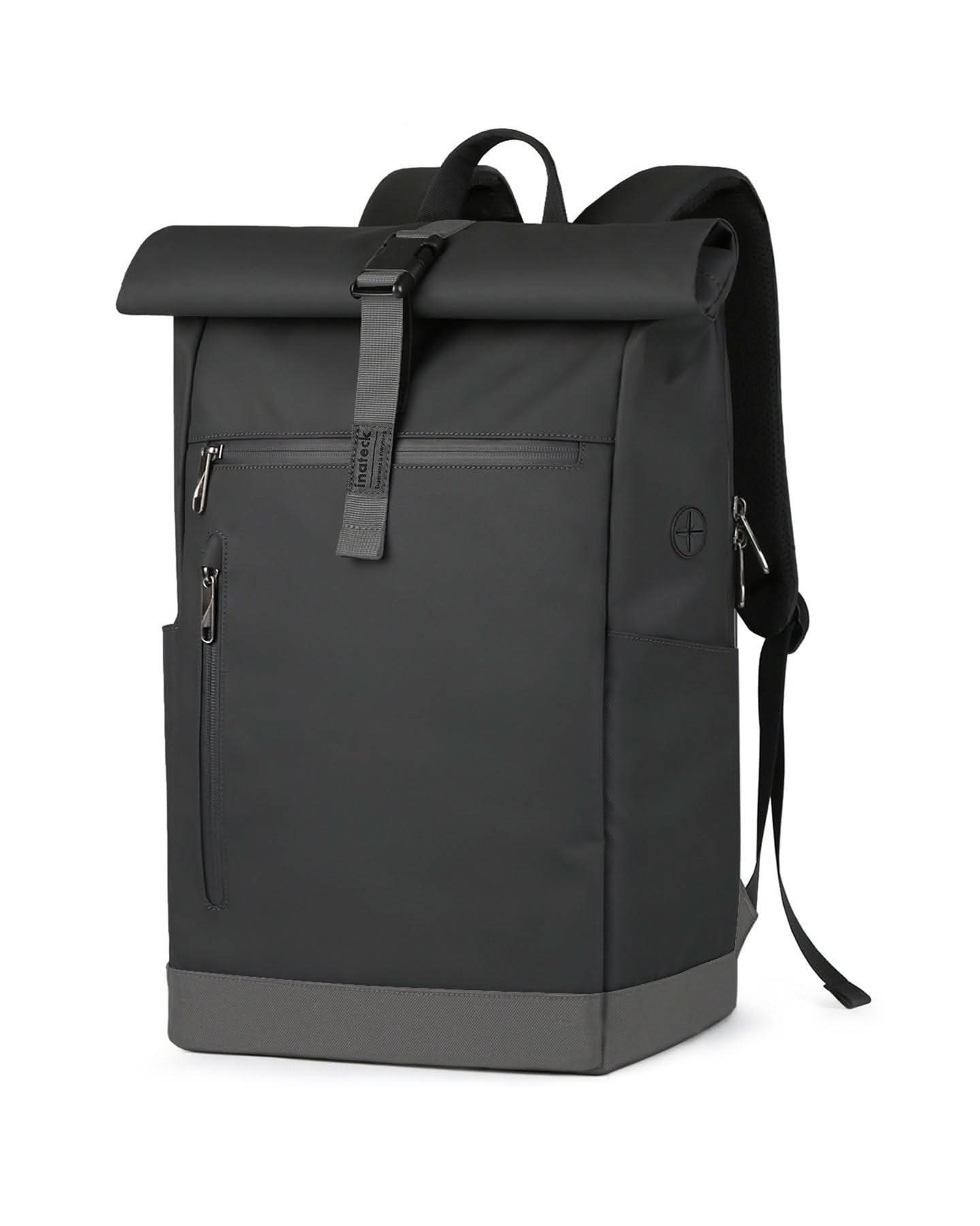 inateck-lightour-bp01003-rolltop-rucksack-30l-schwarz-17-zoll image 1