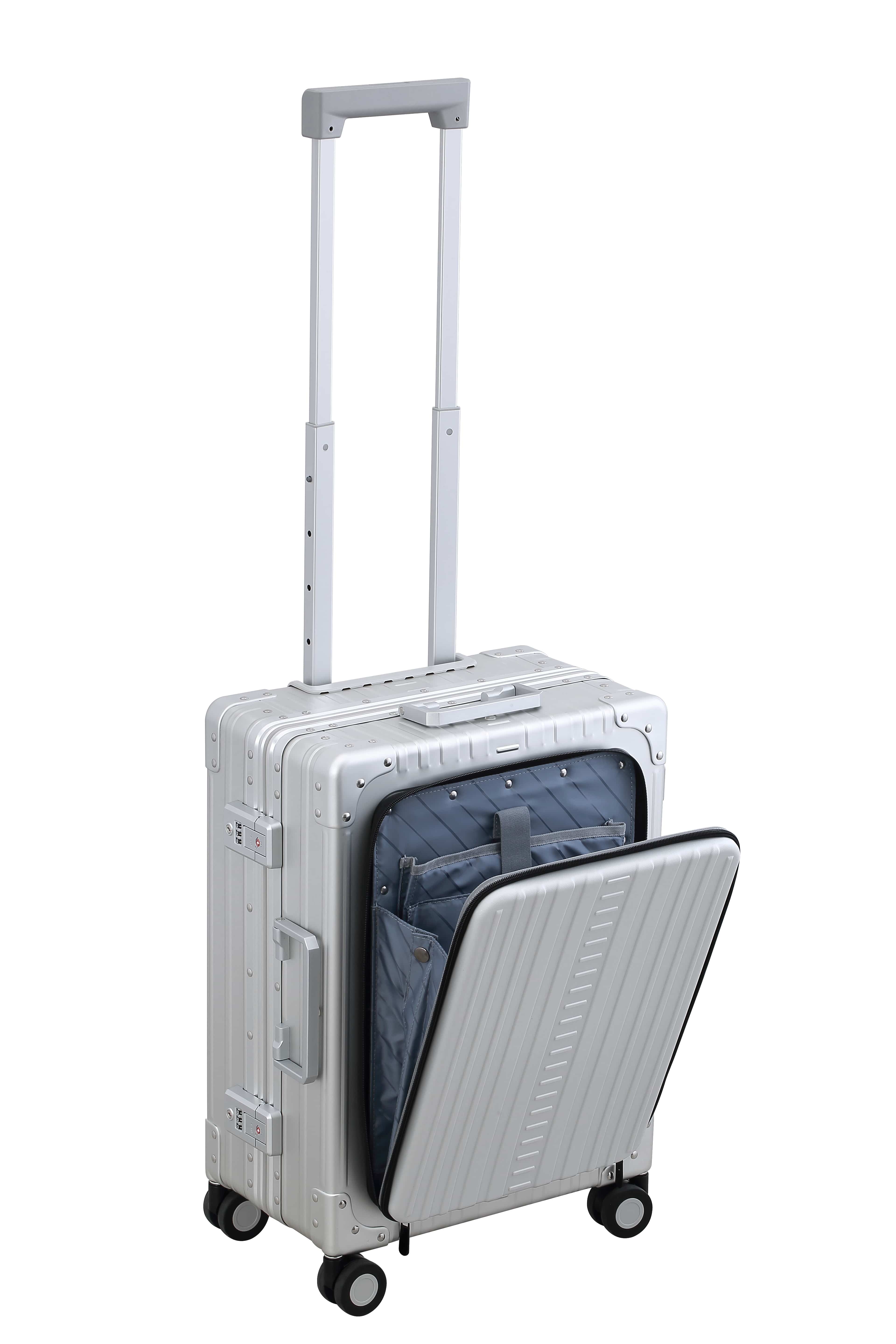 aleon-carry-on-21-zoll-alu-handgep-ck-fronttasche image 2