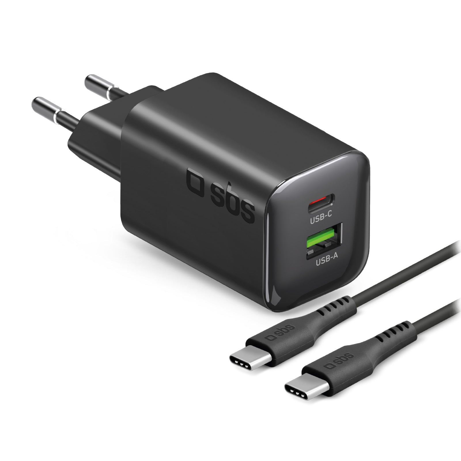 sbs-wall-chargers-65w-gan-kit-usb-c-kabel-1-5-m image 1
