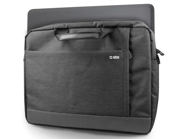 sbs-laptoptasche-15-zoll-h-lle-schwarz-griff-reissverschluss image 1