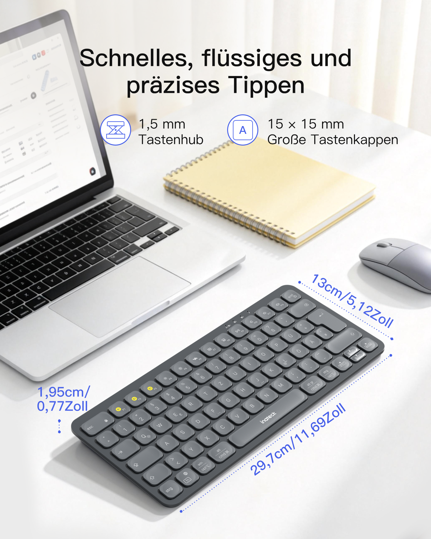 inateck-kb107-bluetooth-tastatur-qwertz-mit-ki-taste-ergonomisch image 7
