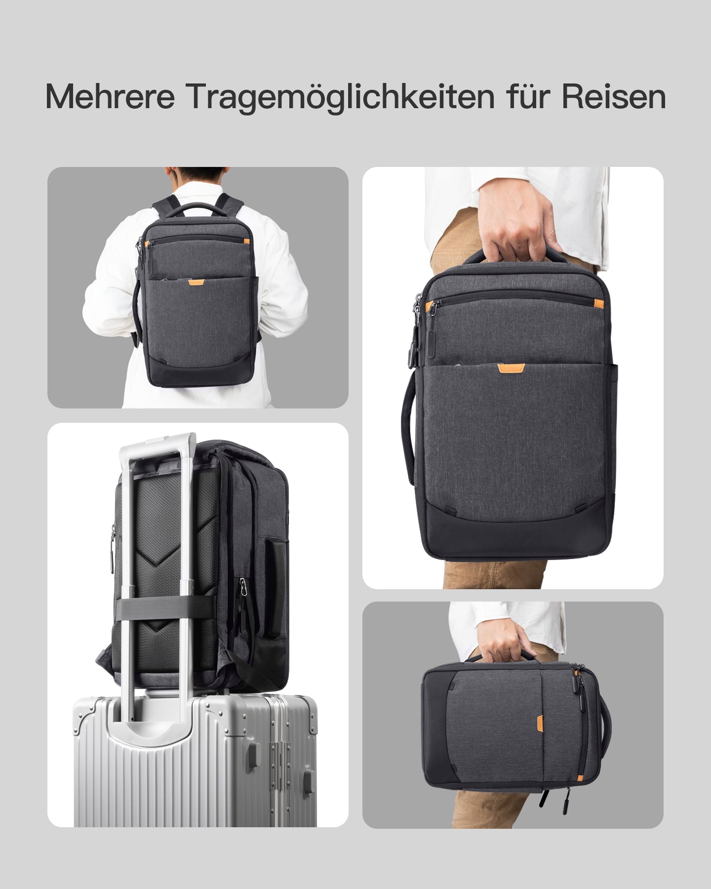 inateck-lightour-bp03006-handgep-ck-rucksack-46l-schwarz image 6