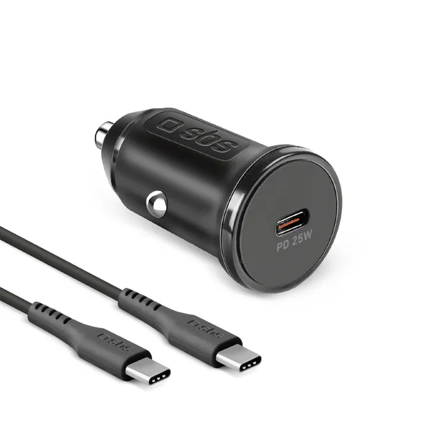 sbs-car-chargers-25w-autoladeger-t-pd-usb-c-kabel image 1