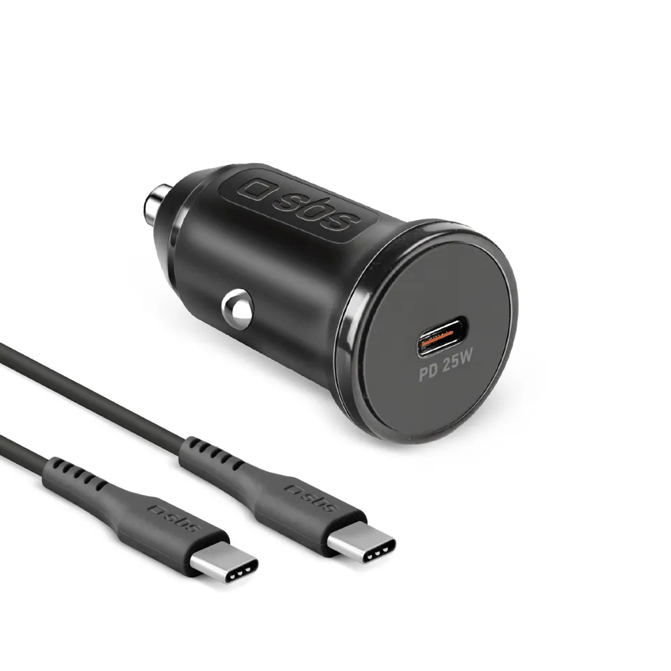 sbs-car-chargers-kfz-lader-25w-pd-usb-c-kabel-1m image 1