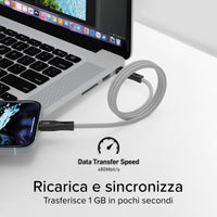 sbs-usb-c-auf-usb-c-kabel-1-m-magnetisch-60w-geflochten image 8