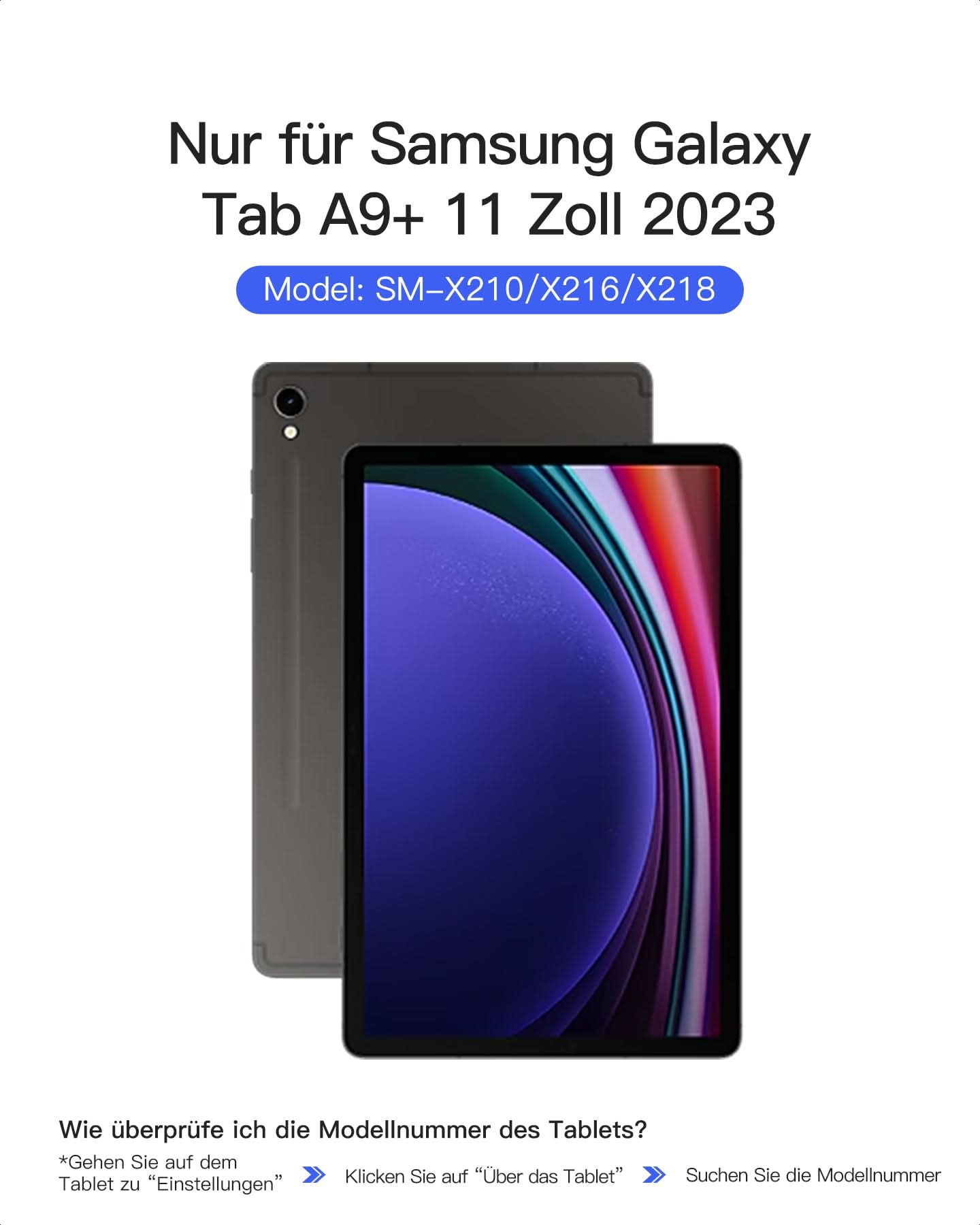 inateck-n0028-h-lle-tastatur-samsung-galaxy-tab-a9-11-magnetisch image 2