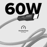 sbs-usb-c-auf-usb-c-kabel-1-m-magnetisch-60w-geflochten image 6