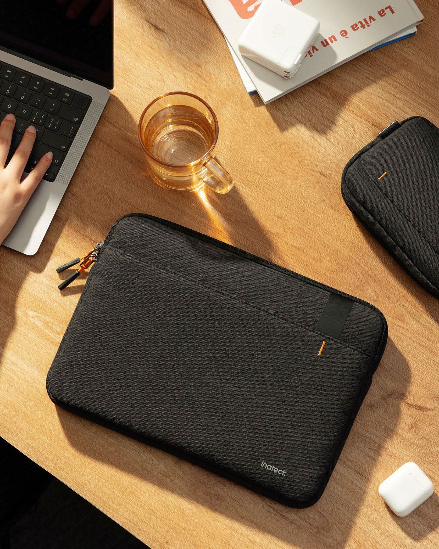 inateck-edgekeeper-lb01011-laptoptasche-13-zoll-schwarz image 6