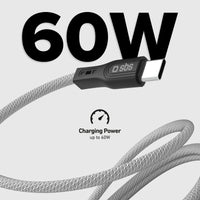 sbs-usb-c-auf-usb-c-kabel-1-m-magnetisch-60w-geflochten image 7