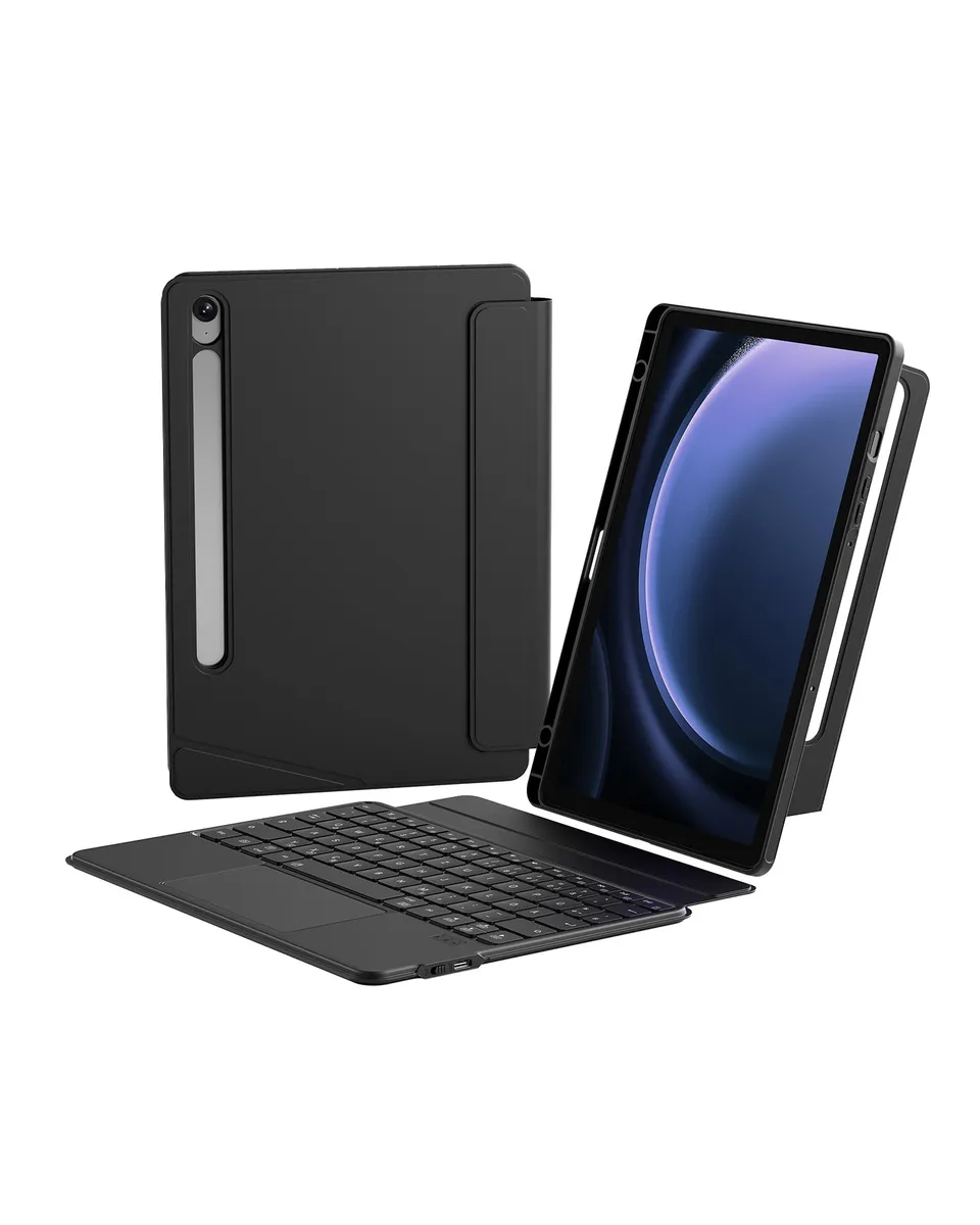 inateck-n0064-tablet-tastatur-galaxy-tab-s9-s10-fe-schwarz image 1