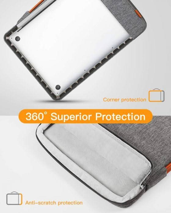 inateck-edgekeeper-lb02006-laptoptasche-13-zoll-grau-schutz image 6