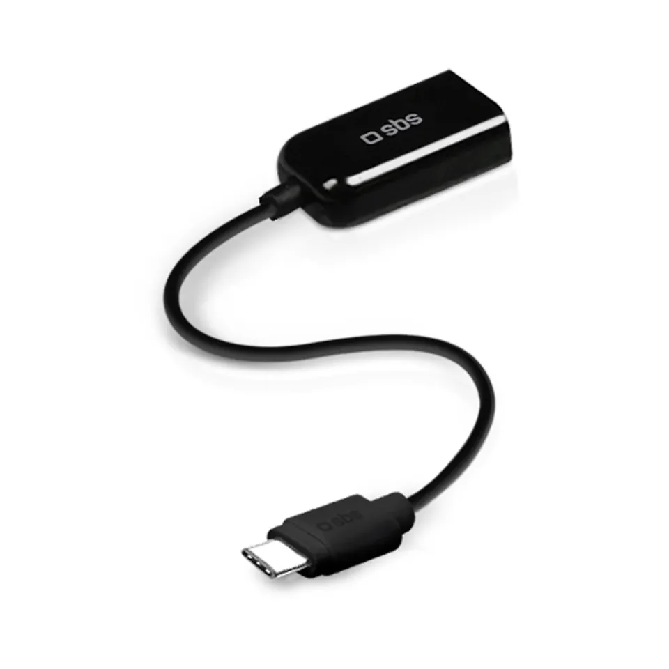 sbs-otg-adapter-usb-c-auf-usb-kabel-15-cm-f-r-usb-stick image 1