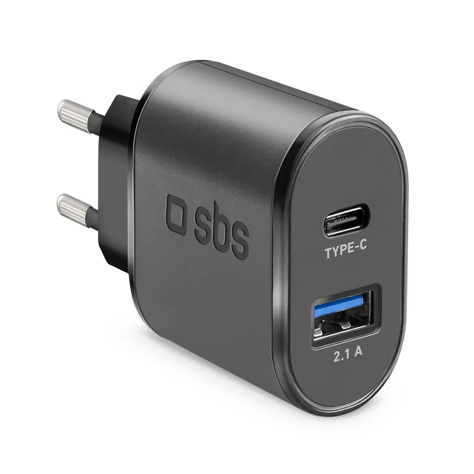 sbs-wall-chargers-dual-usb-type-c-netzteil-2-1a image 1