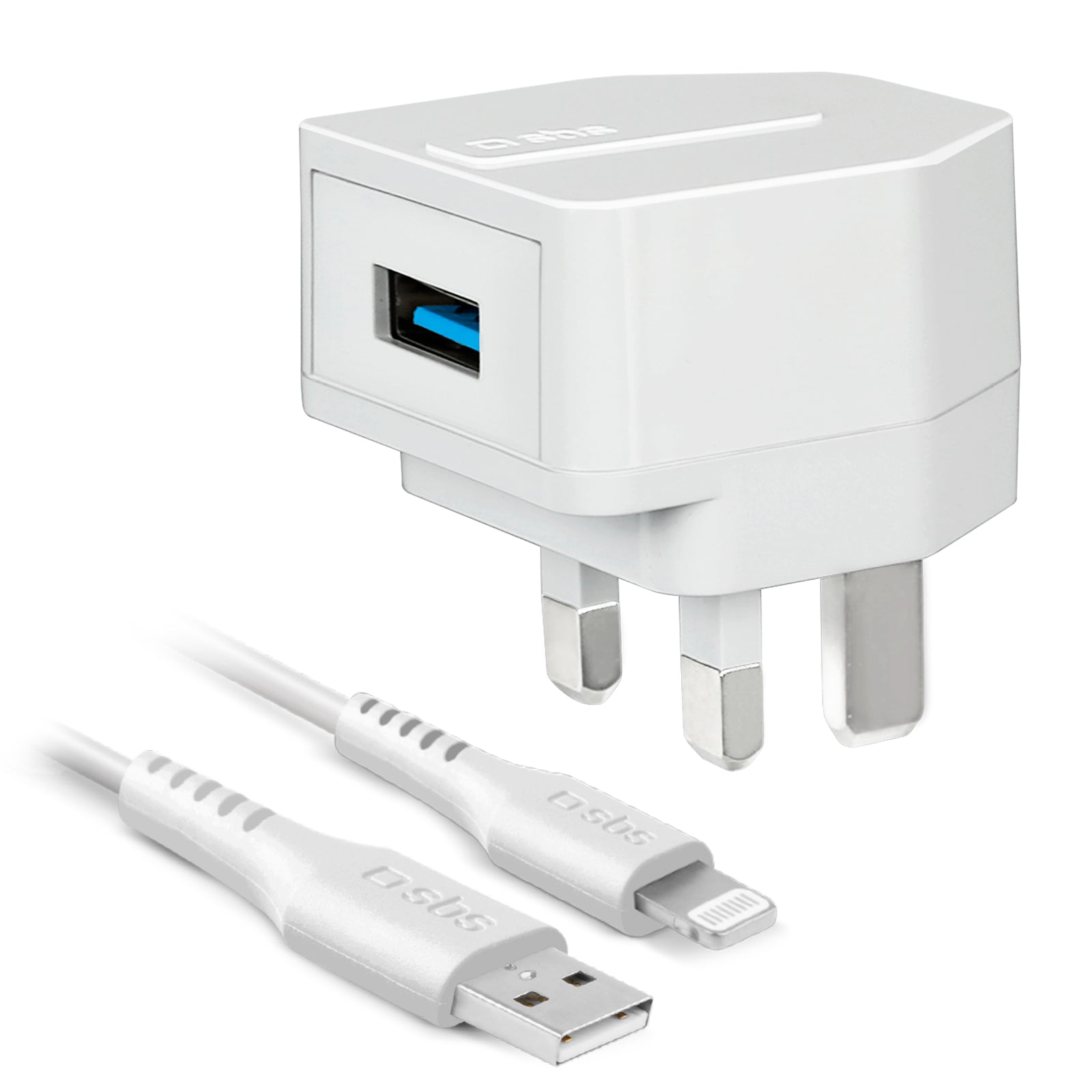 sbs-style-and-protection-iphone-ladeset-lightning-1m-uk-stecker image 1