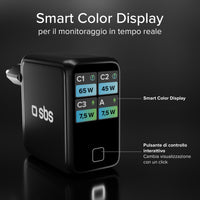 sbs-140w-gan-wandladeger-t-4-fach-mit-tft-display image 7